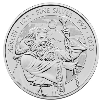2023 1oz Silver Bullion Coin - MERLIN